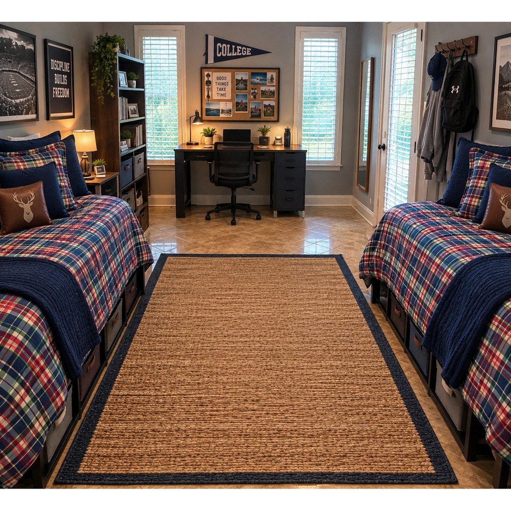 Ralph Lauren Twin Comforter Set 2 Twin Multi Plaid Cotton Good USA Made Bedding
